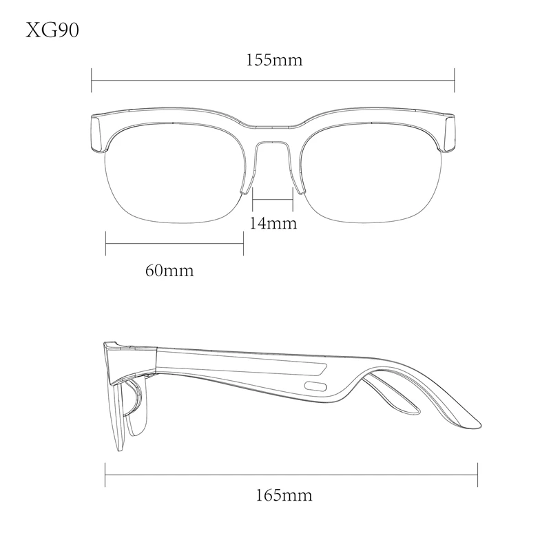 Smart Glasses Lens - For Xiaomi 8K Smart AI Glasses