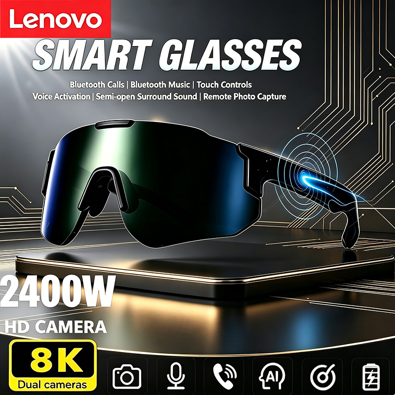 Lenovo 2400W AI Smart Cycling  - Smart Glasses Lens review and price